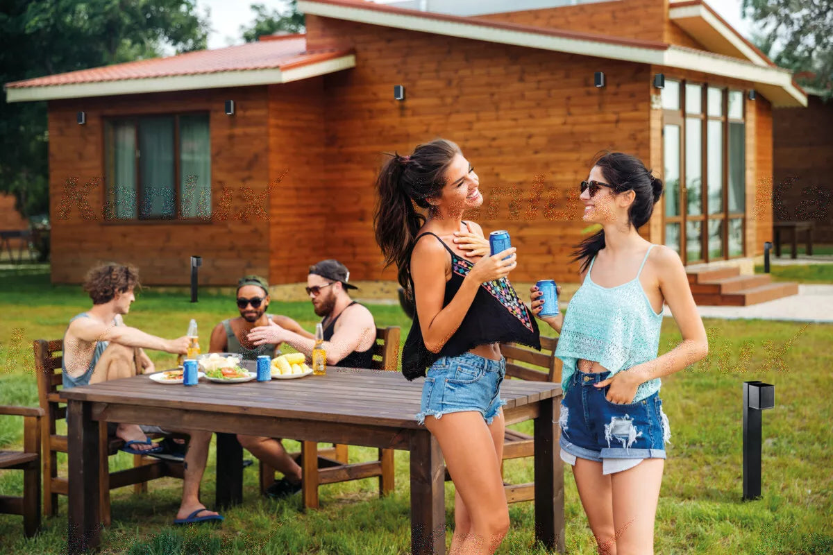 5x Modern GU10 LED Outdoor Exterior Outside Single Wall Down Light Garden IP44