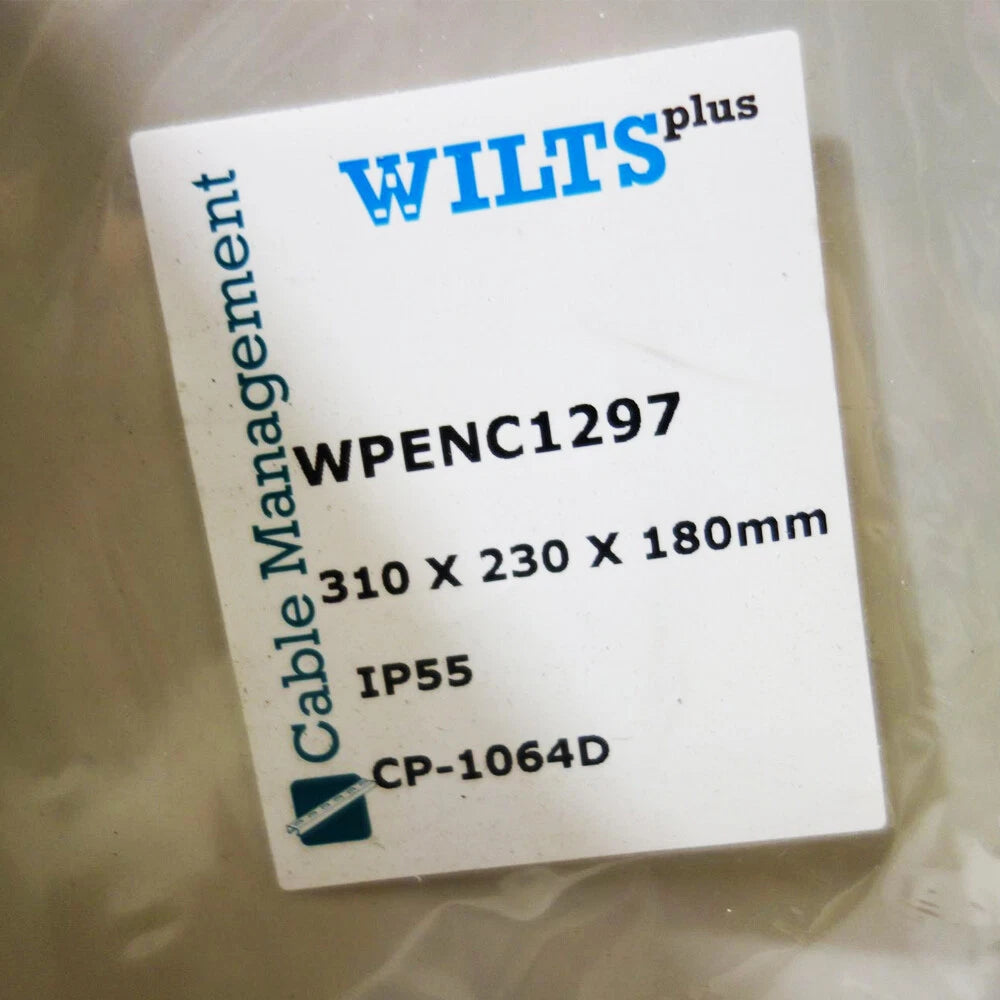 Wilts WPENC1297 IP55 Waterproof Outdoor Junction Box Enclosure 310 x 230 x 180