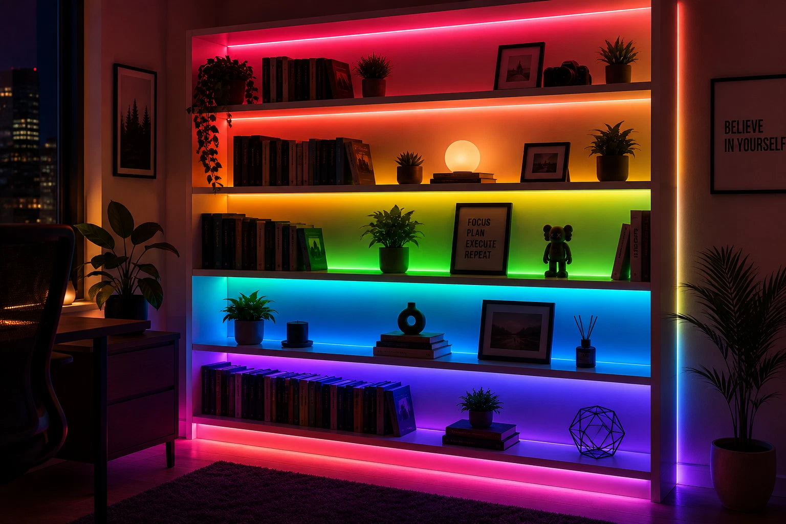 5M RGBIC COB LED Strip Light Kit 24V Smart App Control Colour Chasing Pixel Tape 420 LEDs/m for Gaming Bedroom TV Backlight Home Decor