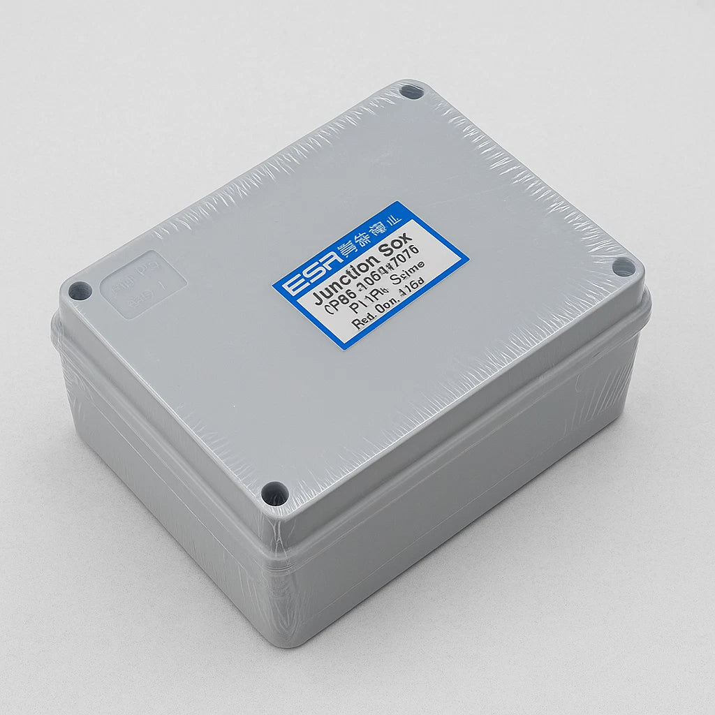 IP56 Weatherproof Junction Box 150x110x70mm Plain Sides Outdoor Enclosure