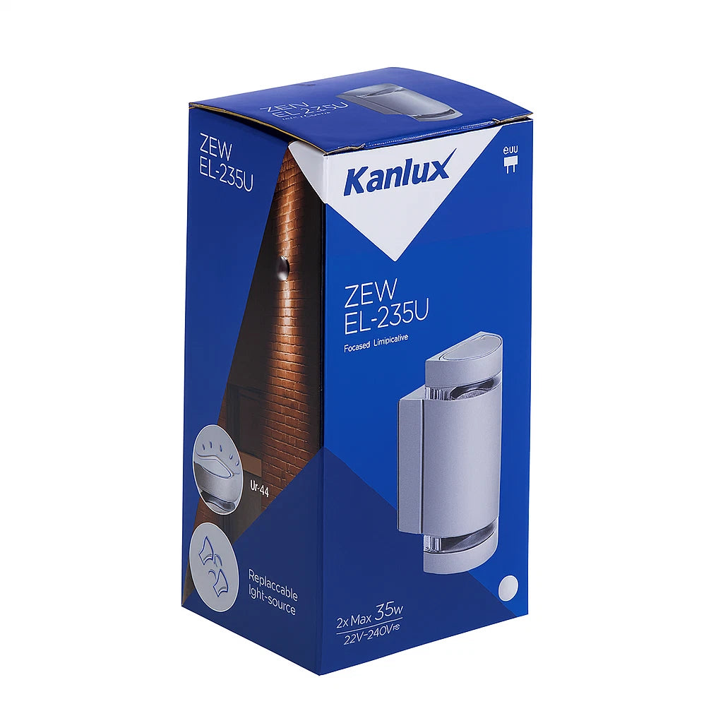 2x Commercial Grade GU10 Garden Wall Mounted Exterior IP44 Up Down Light Outdoor