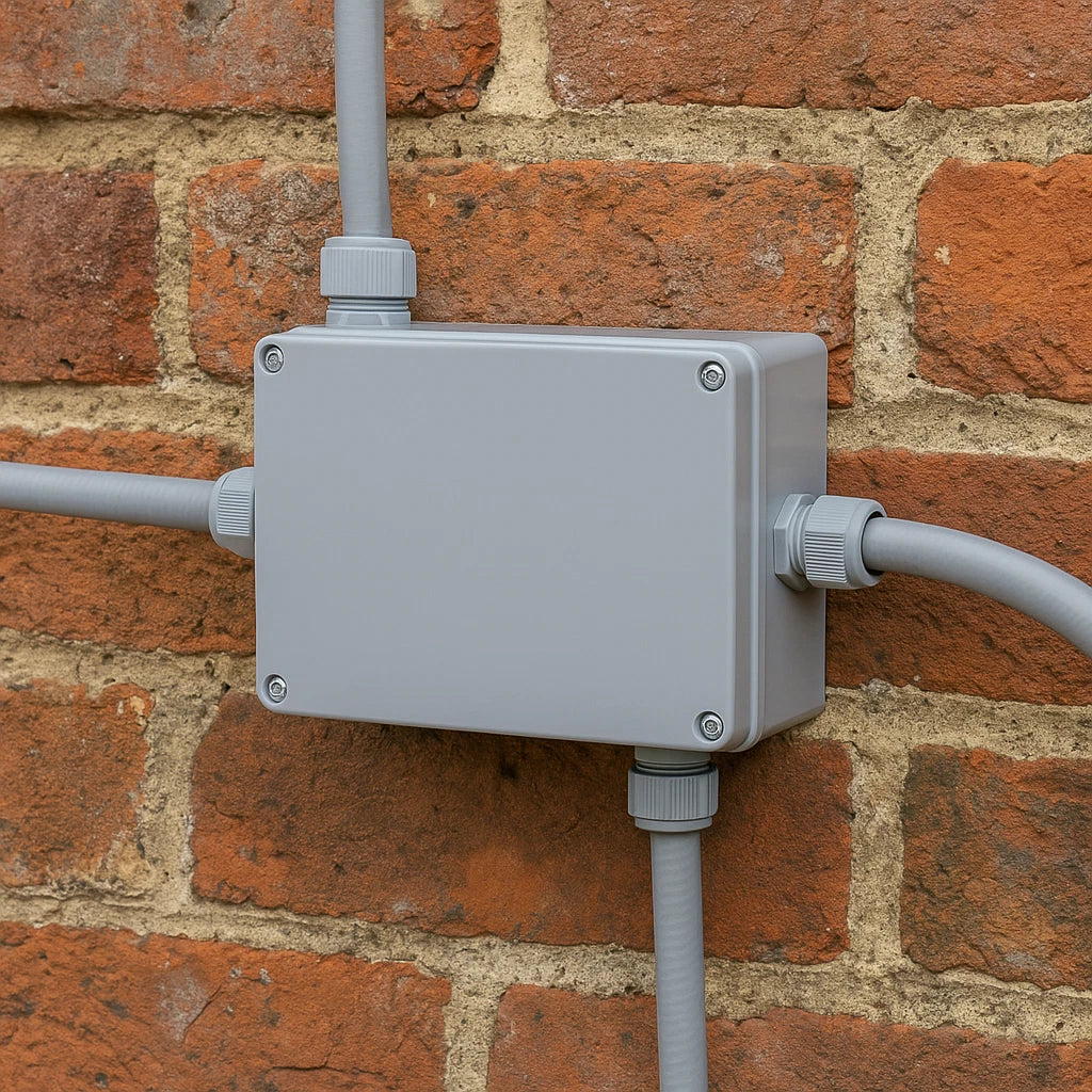 IP56 Weatherproof Junction Box 190x140x70mm Screwed Lid Outdoor Enclosure