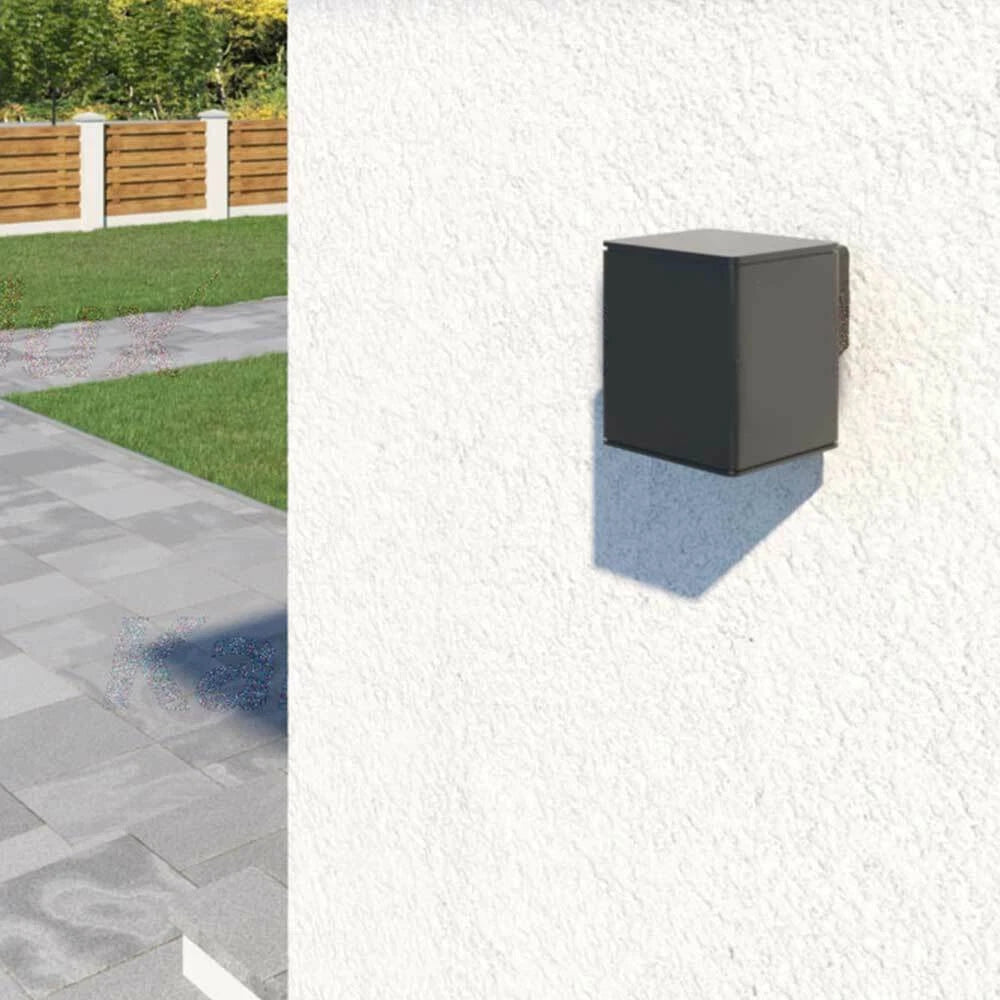 5x Modern GU10 LED Outdoor Exterior Outside Single Wall Down Light Garden IP44
