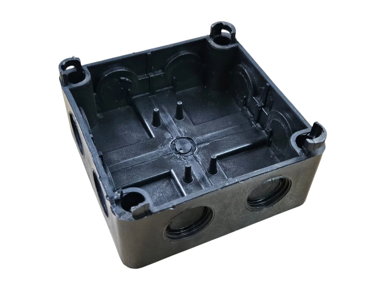 ESR IP66 Waterproof Junction Box Black or Grey 90x90x56mm + 3 Wago Connectors