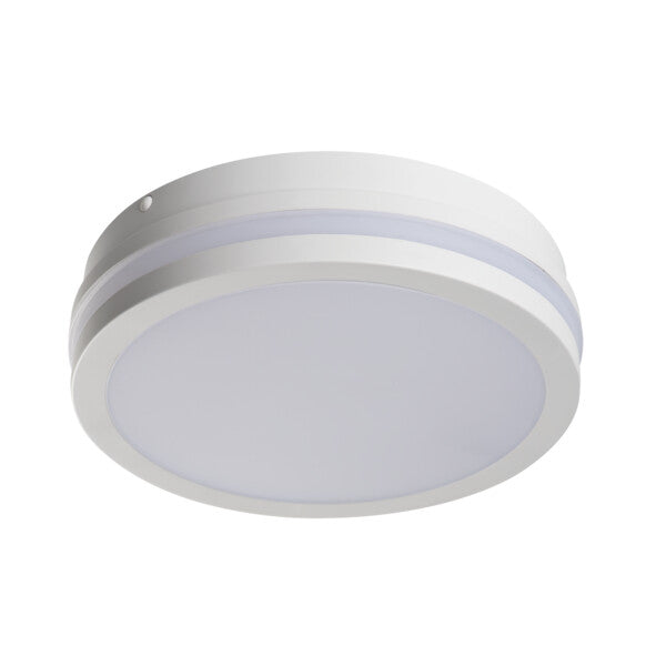 Kanlux BENO Super Bright Multi Wattage LED Bulkhead Light IP65 Outdoor Ceiling & Wall Mounted -with or without Motion Sensor