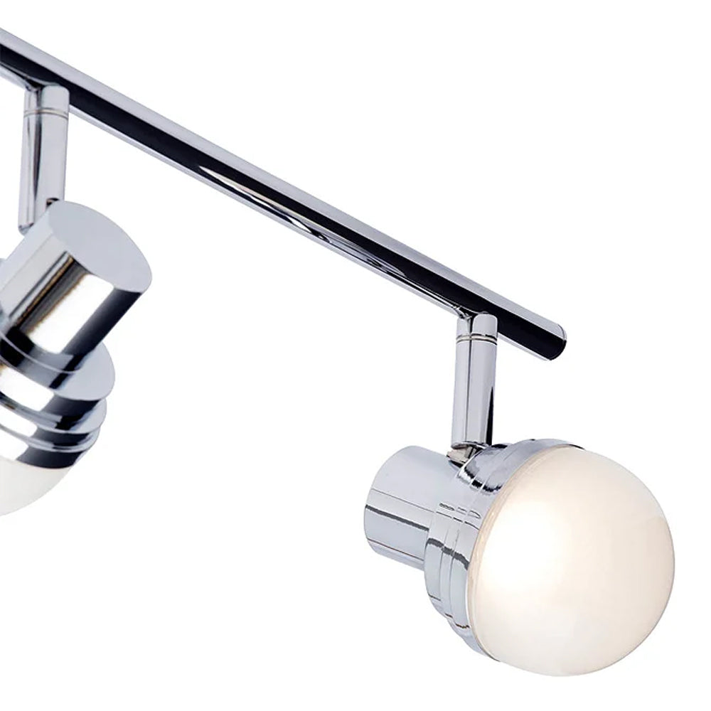 FORUM Milan Deco 4LT Ceiling Mounted Spotlight Bar chrome IP44