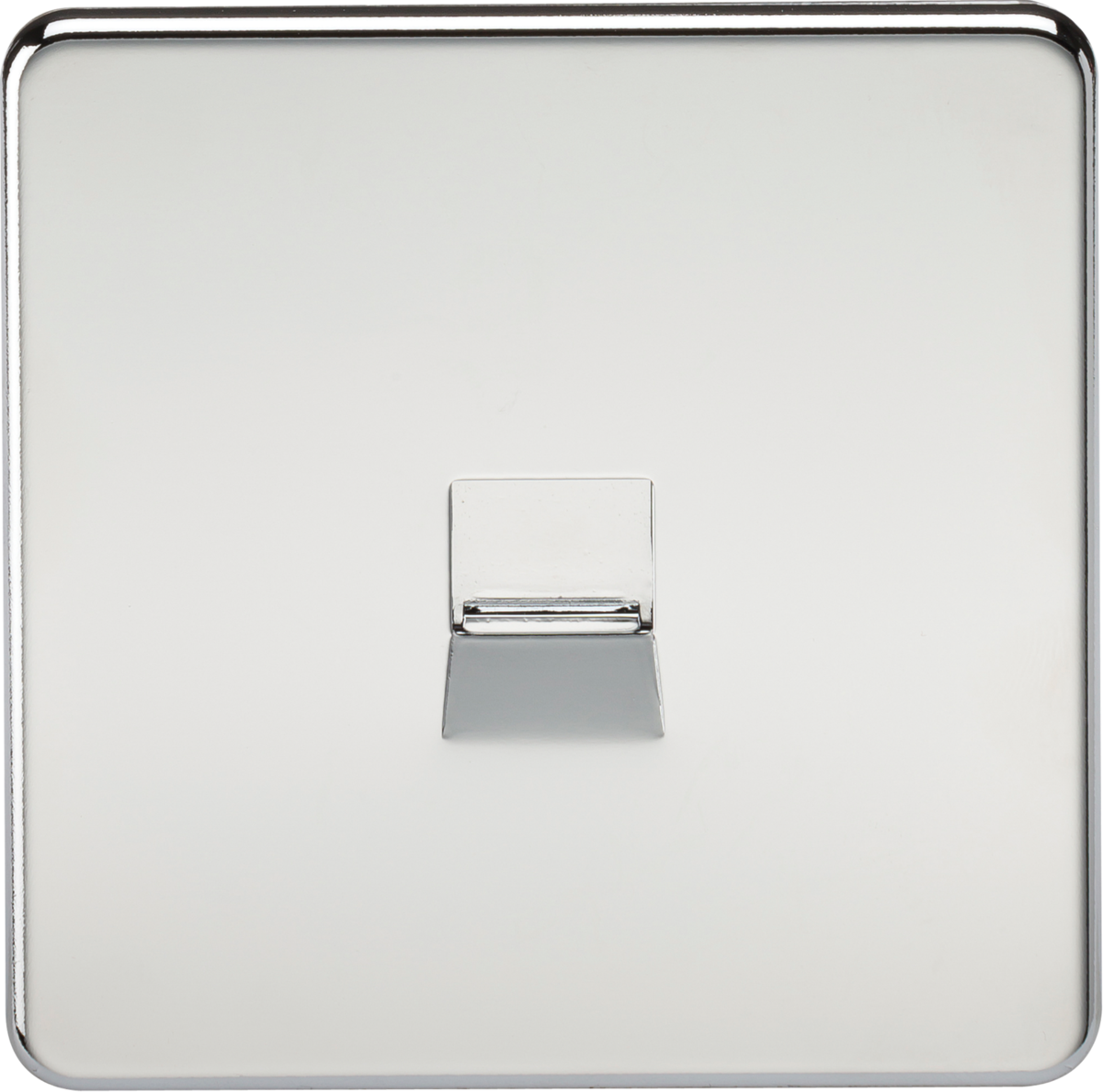 Knightsbridge Screwless Telephone Extension BT Type Socket Wall Plate