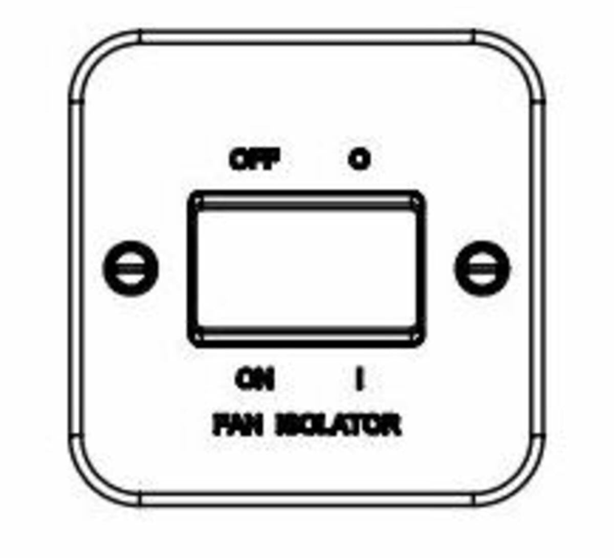 Knightsbridge Metal Clad 10AX Fan Isolator Switch