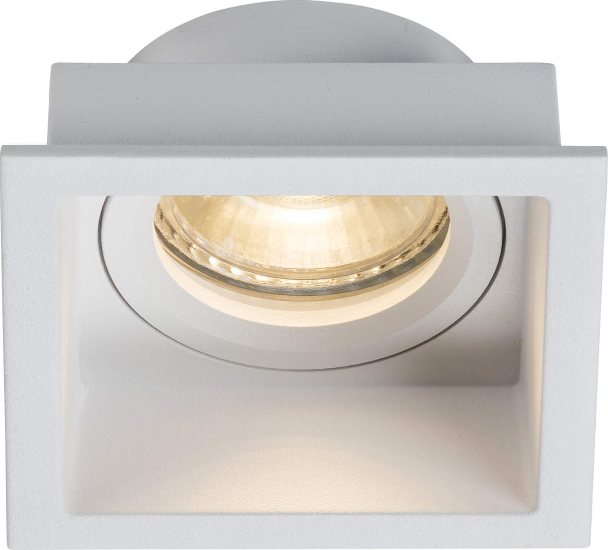 Knightsbridge Dipa Single Fixed Round Anti Glare GU10 Spot Down Light Fitting