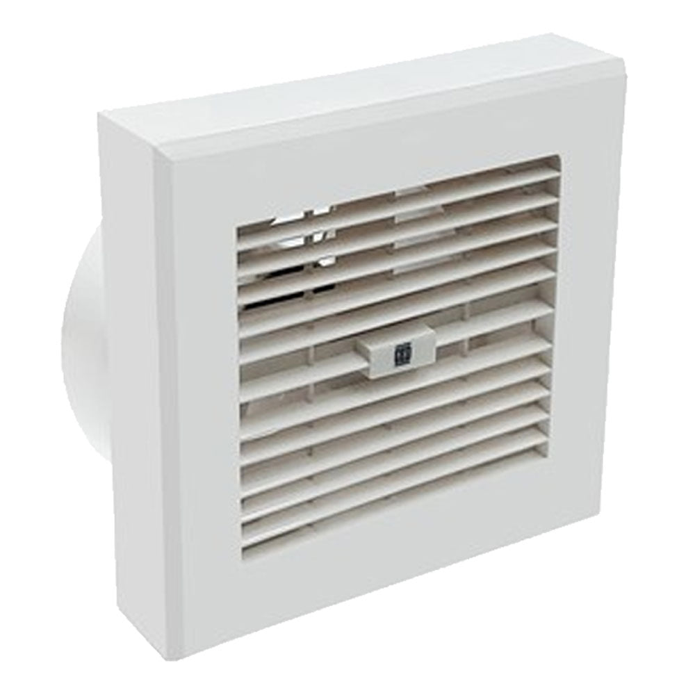 CED 100mm 4" Inch Bathroom Kitchen Wall Extractor Exhaust Fan Pull Cord Timer Switch