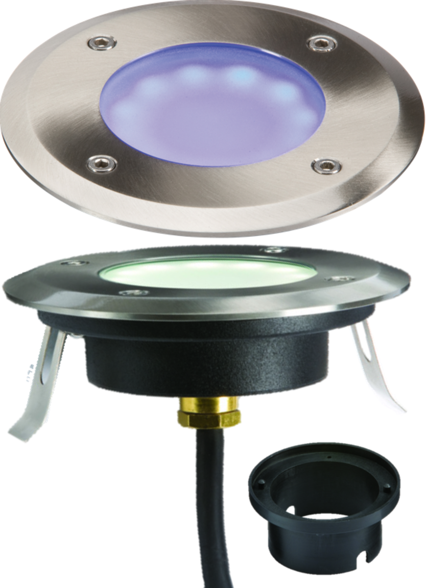 Knightsbridge 230V IP65 1.7W  LED Ground Deck Light
