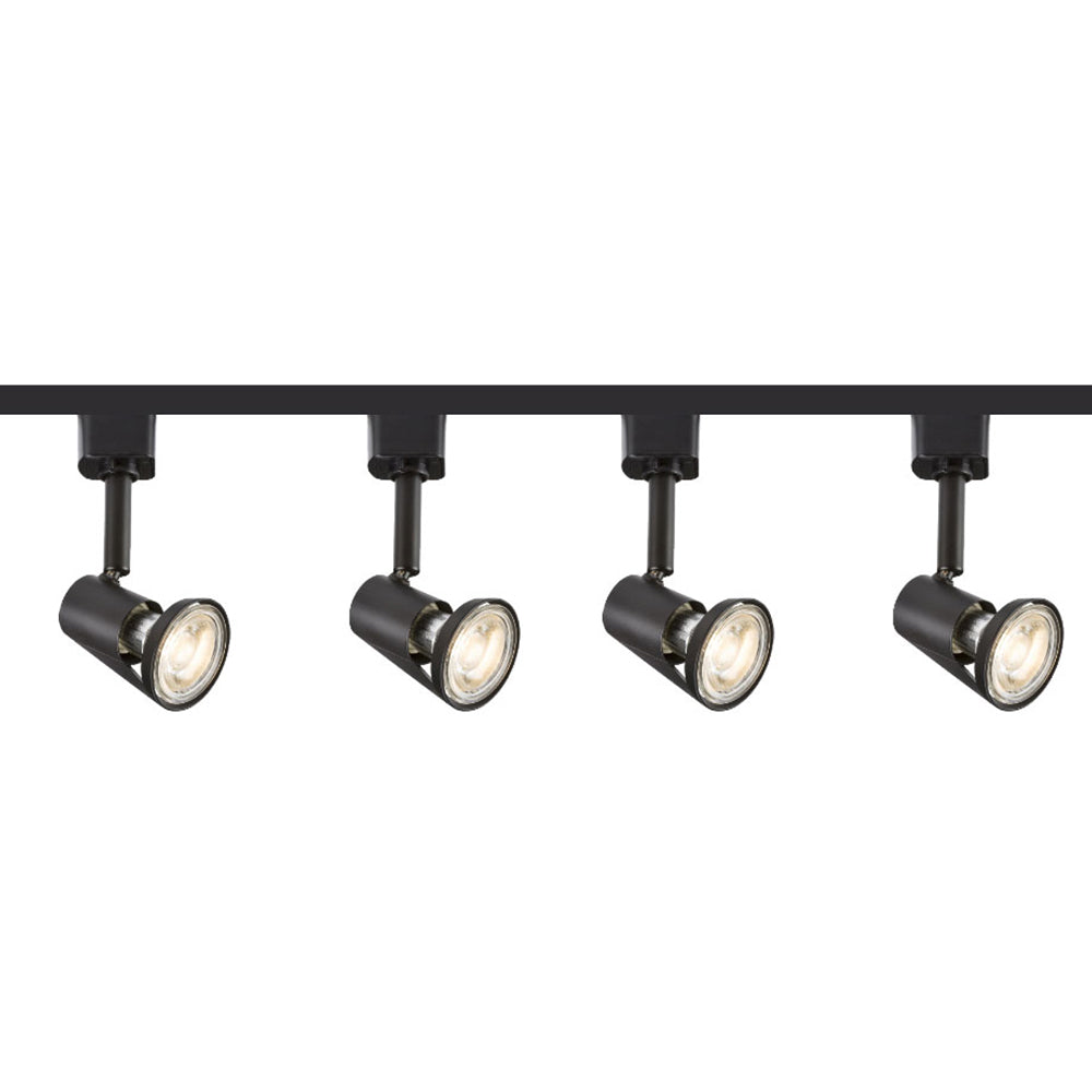 Knightsbridge 1M - 5M 230V GU10 Track Light Single Circuit Spotlight