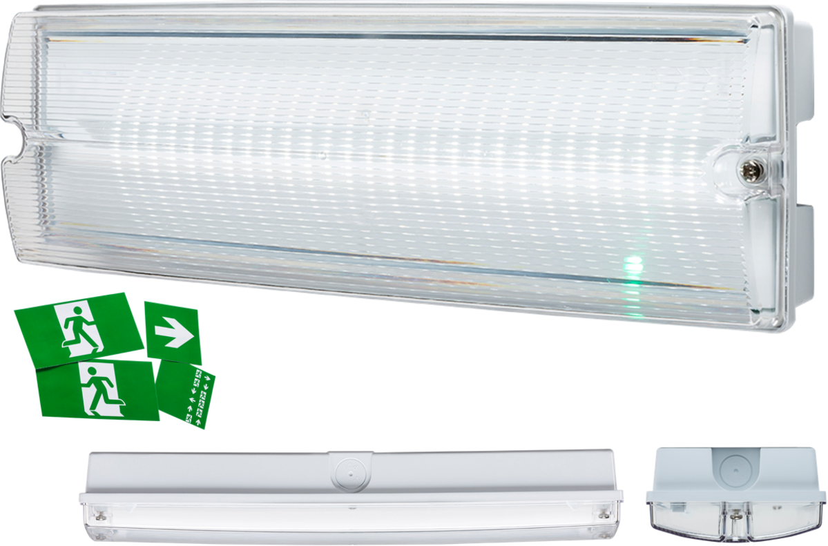 Knightsbridge 230V IP65 4W LED Emergency Bulkhead 3HR Maintained/Non-Maintained