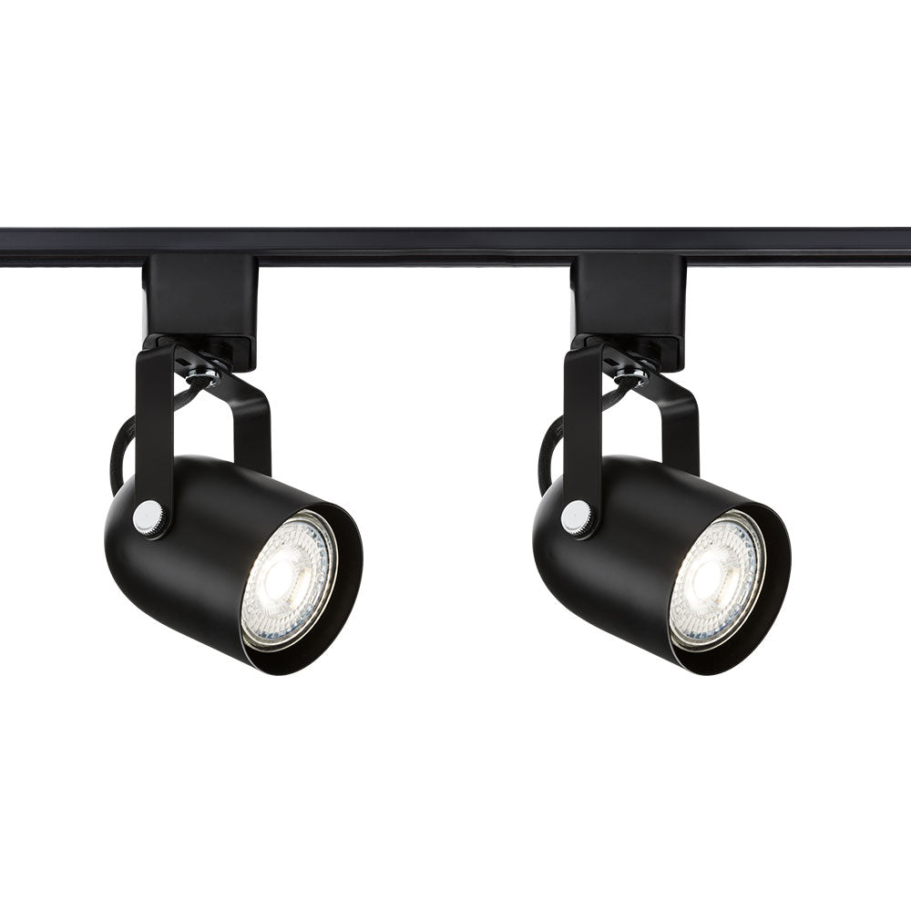 Knightsbridge 1M - 5M 230V GU10 Track Spot Light Single Circuit Rail Lighting Adjustable