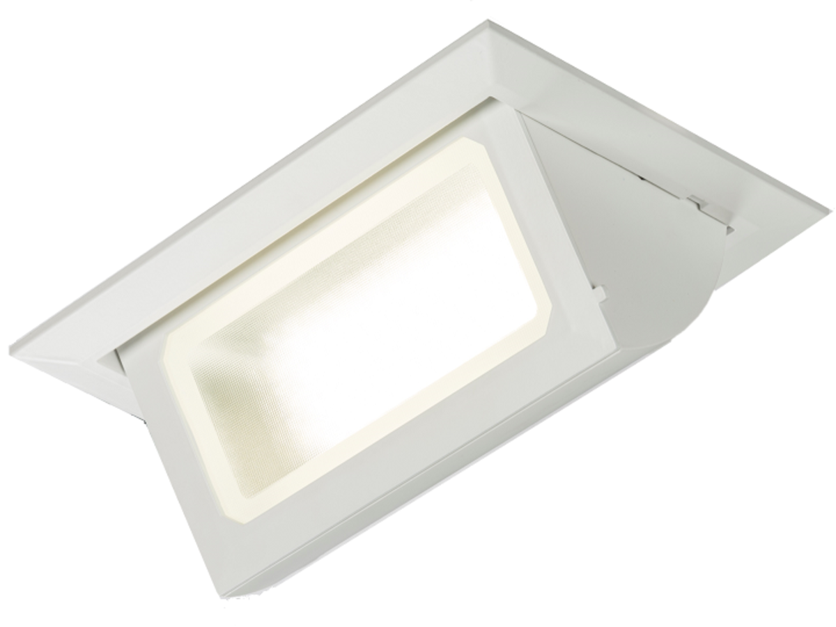 Knightsbridge 230V Rectangular Recessed LED Wallwasher