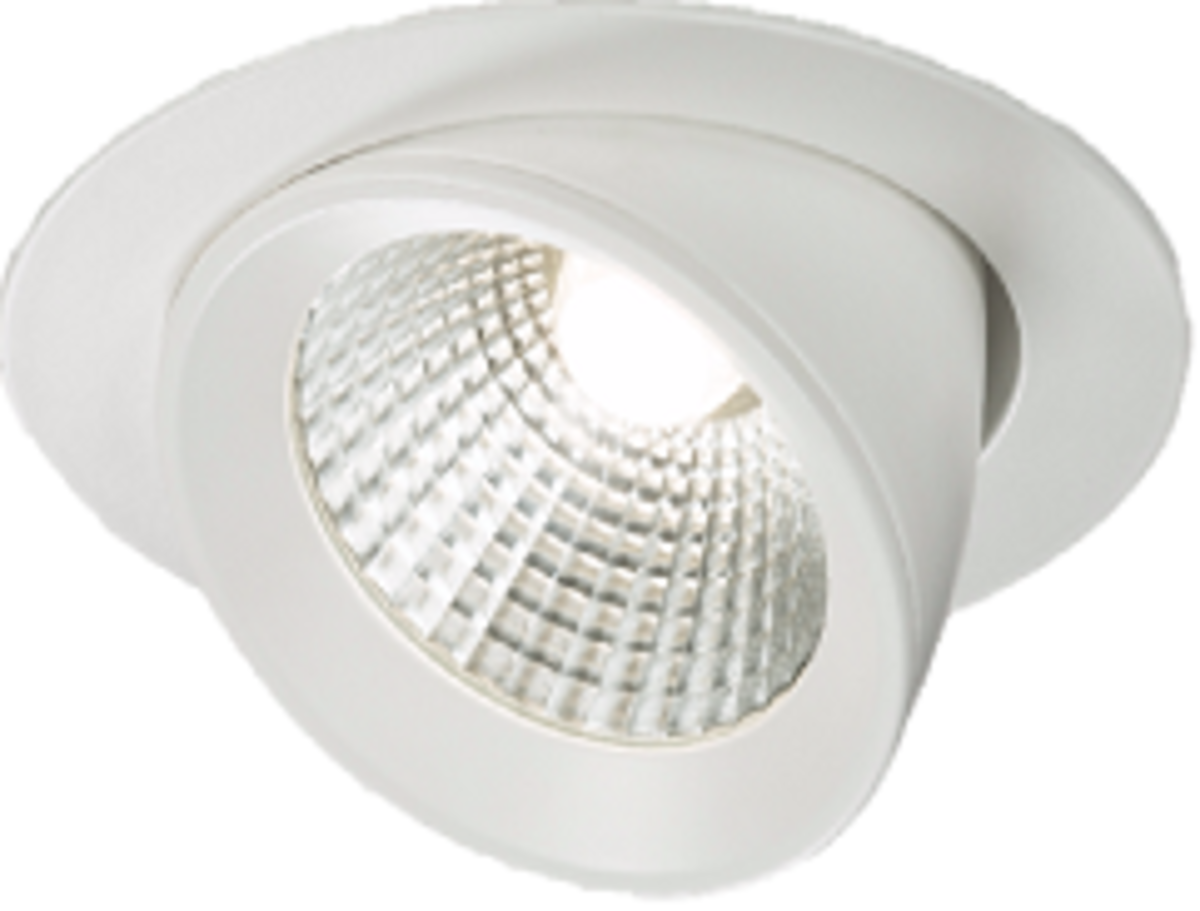 Knightsbridge 230V Round LED Recessed Adjustable Downlight