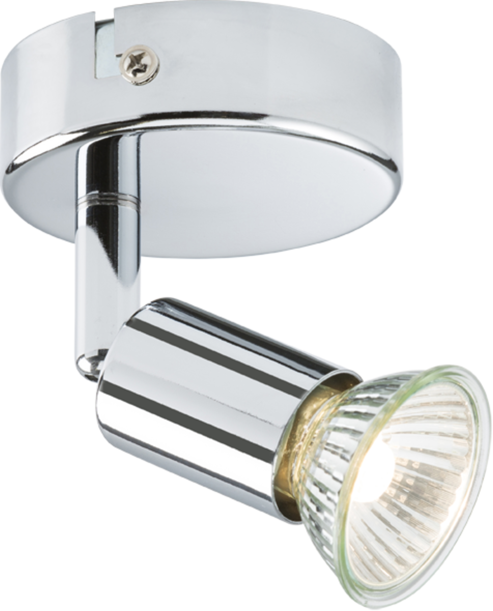 Knightsbridge Decorative 230V GU10  Adjustable Modern Energy Efficient Spotlight - Chrome