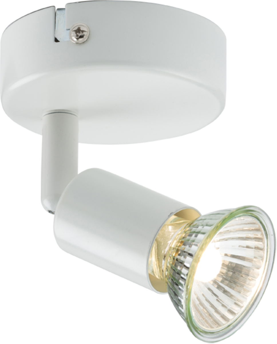 Knightsbridge 230V GU10 Single Spotlight -  White
