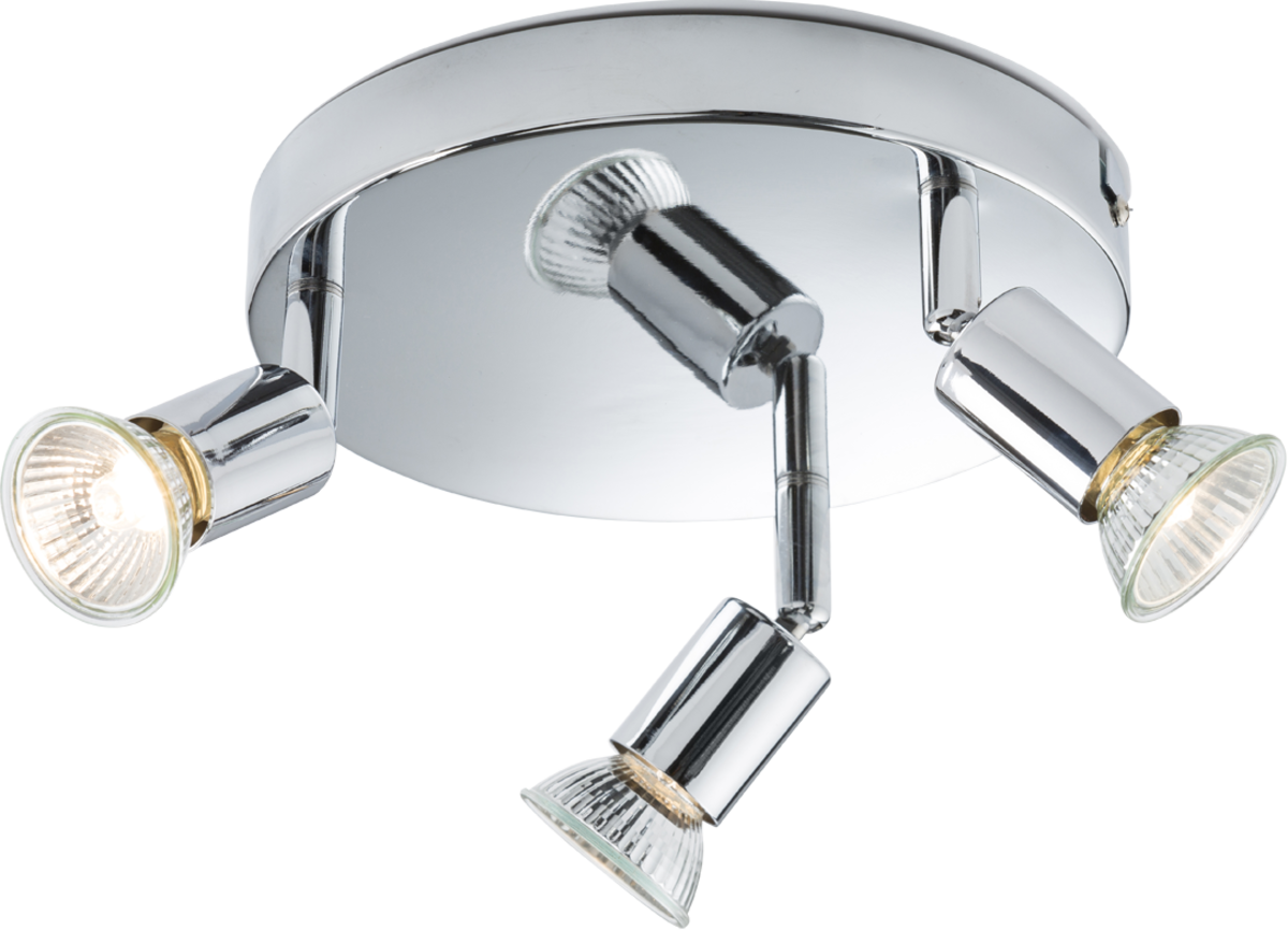 Knightsbridge Decorative 230V GU10 Adjustable Modern Energy Efficient Spotlight - Chrome