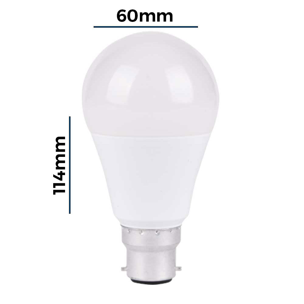 17W GLS LED Light Bulb Daylight B22 Bayonet Equivalent 110w Bright A60