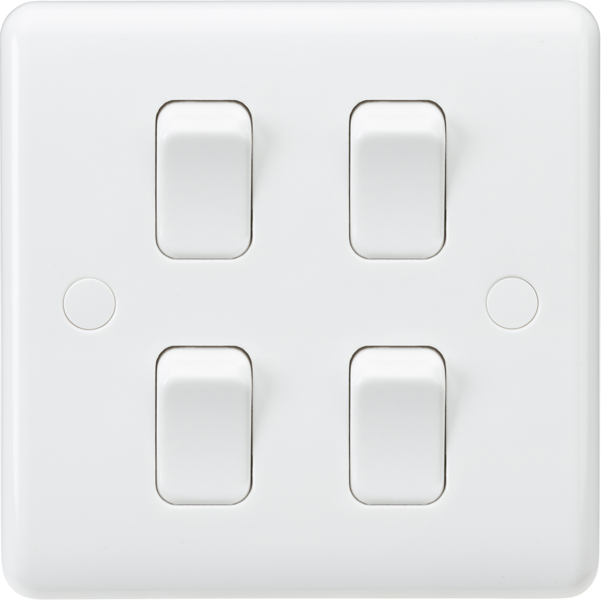 Knightsbridge Curved Edge 10AX Wall Light Switch