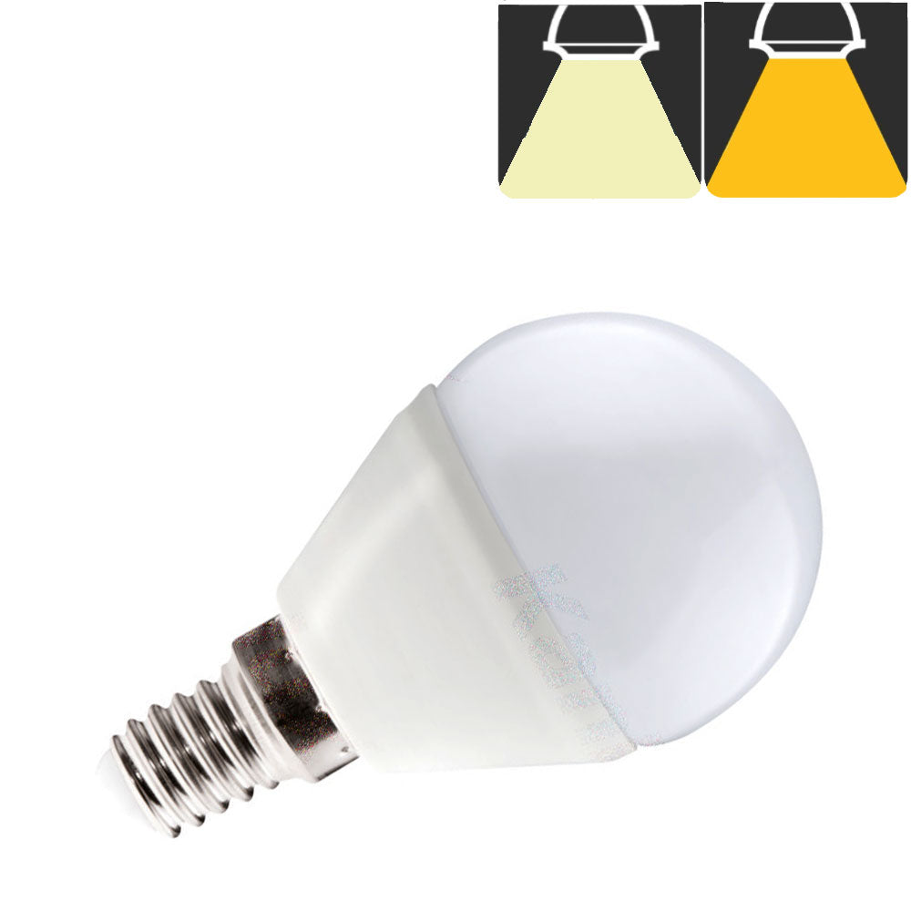 Kanlux BILO 6W Neutral Warm White LED Golf Ball E14 Small Edison Screw Light Bulb Lamp 240V