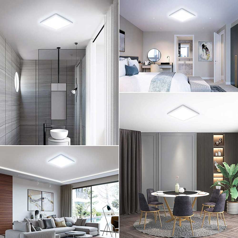 18W 24W LED Square Surface Ceiling Panel Light Living Room Kitchen Energy Saving LED Pannel Lighting