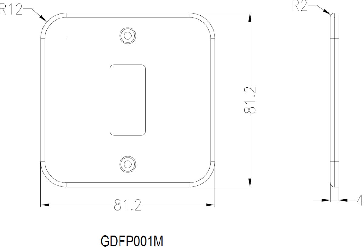 Knightsbridge Metalclad Grid Faceplates