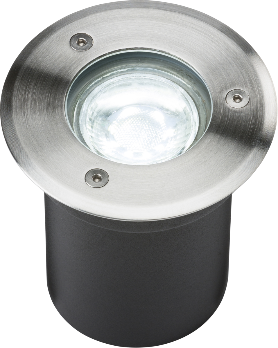 Knightsbridge 230V IP65 3W LED Stainless Steel Recessed Ground Light