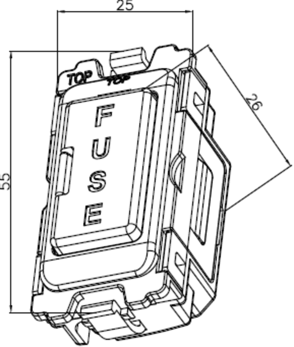 Knightsbridge 13A Fuse Holder Module