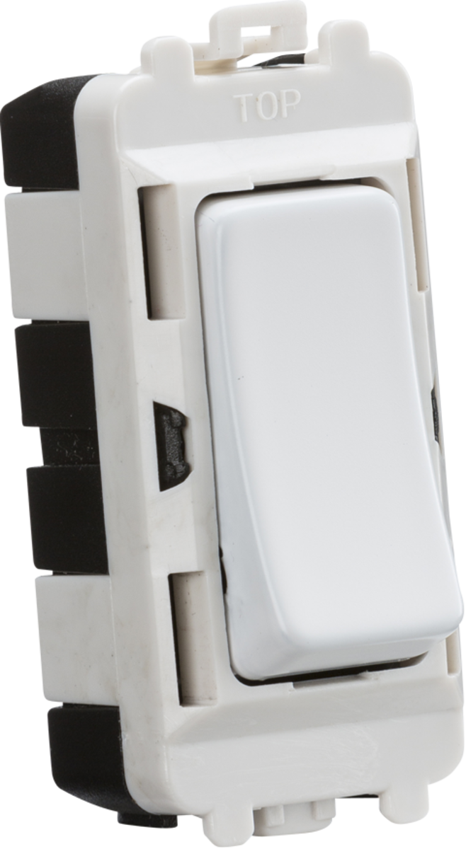 Knightsbridge 20A 2 Way Single Pole Module Centre Off