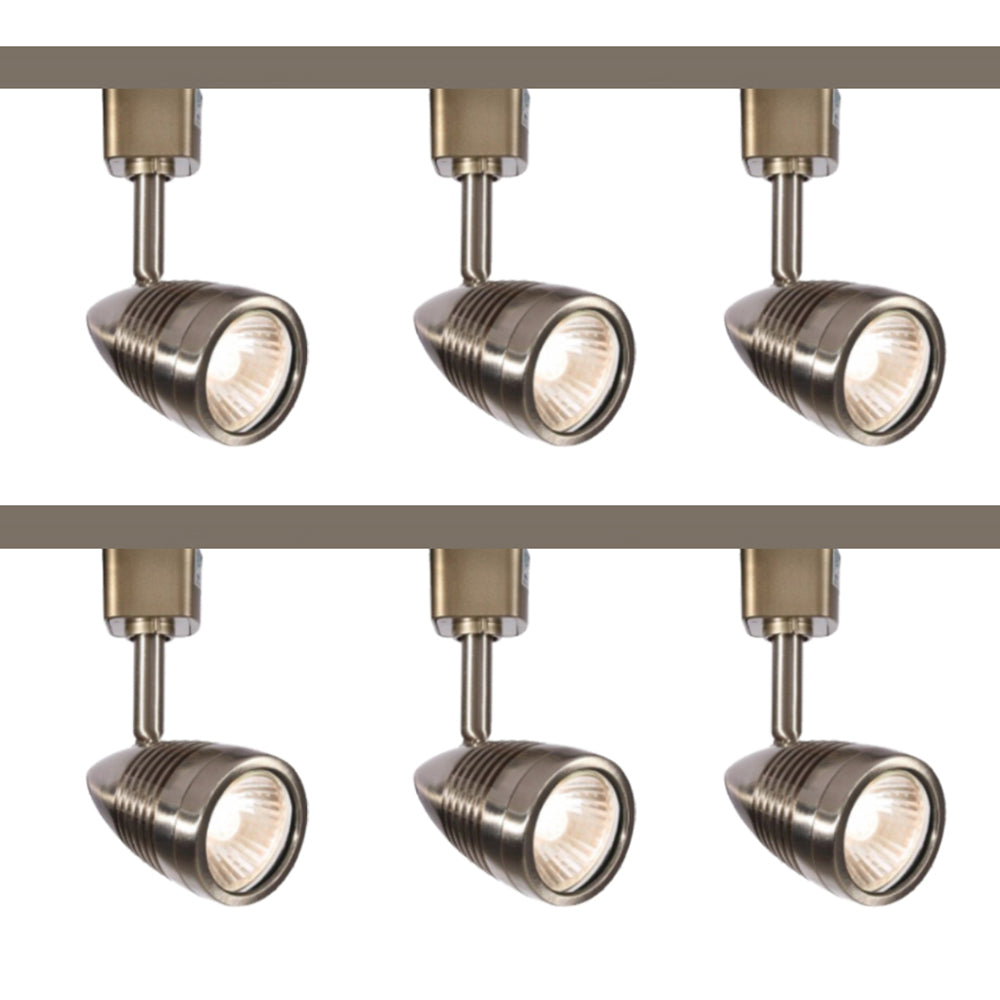 Knightsbridge 230V GU10 Single Circuit Track Spot Light Kitchen Shop Retail Display