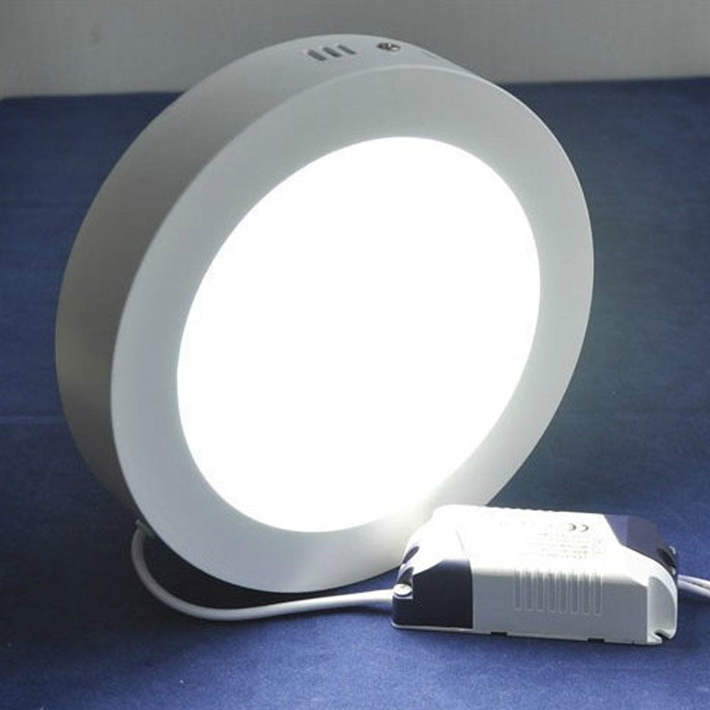 LED Ceiling Surface Round Panel Down Light Bathroom Kitchen Living Room Bright