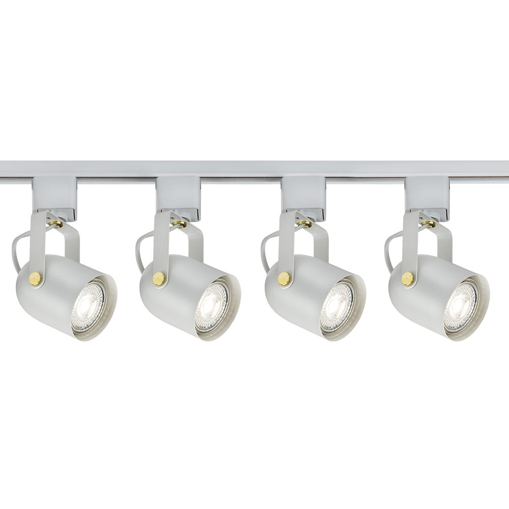 Knightsbridge 1M - 5M 230V GU10 Track Spot Light Single Circuit Rail Lighting Adjustable