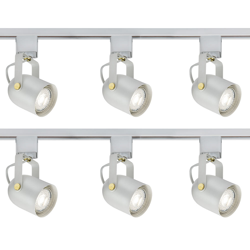 Knightsbridge 1M - 5M 230V GU10 Track Spot Light Single Circuit Rail Lighting Adjustable