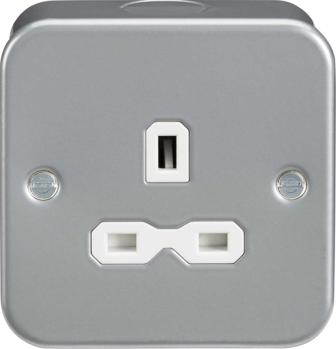 Knightsbridge Metal Clad Heavy Duty 13A 1G DP Switched Socket