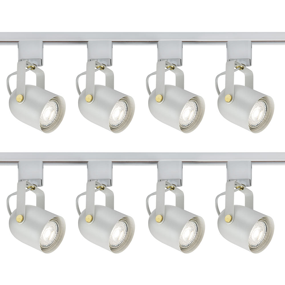 Knightsbridge 1M - 5M 230V GU10 Track Spot Light Single Circuit Rail Lighting Adjustable