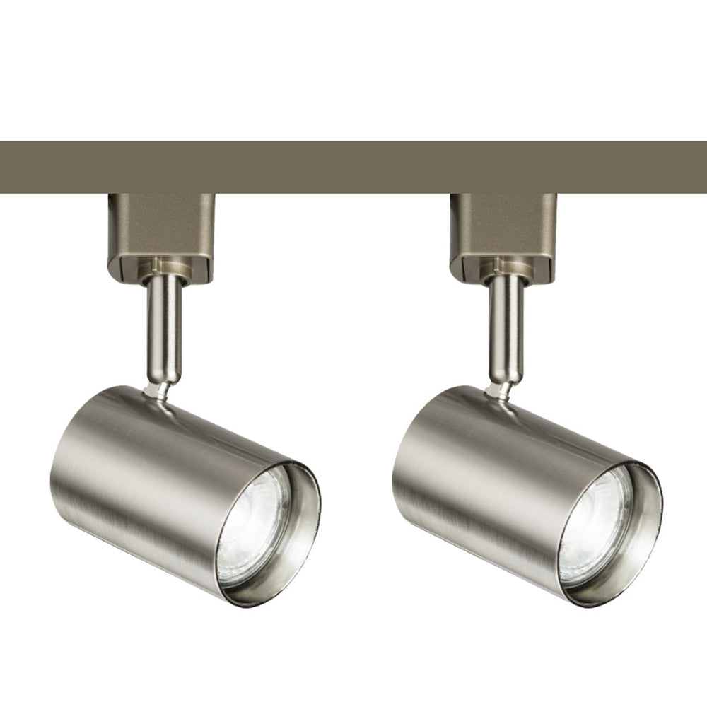 Knightsbridge 1M - 5M 230V GU10 Single Circuit Track Spotlight Fitting