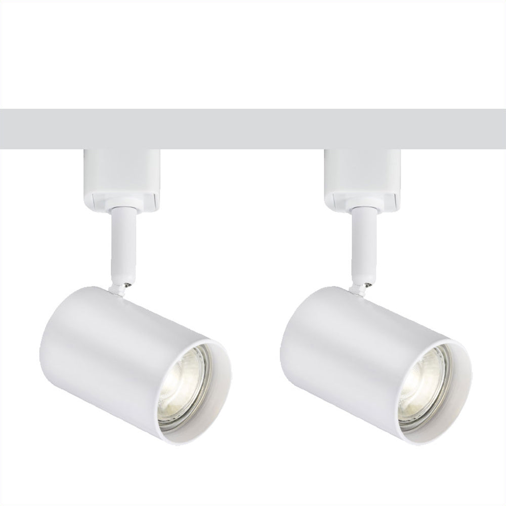 Knightsbridge 1M - 5M 230V GU10 Single Circuit Track Spotlight Fitting