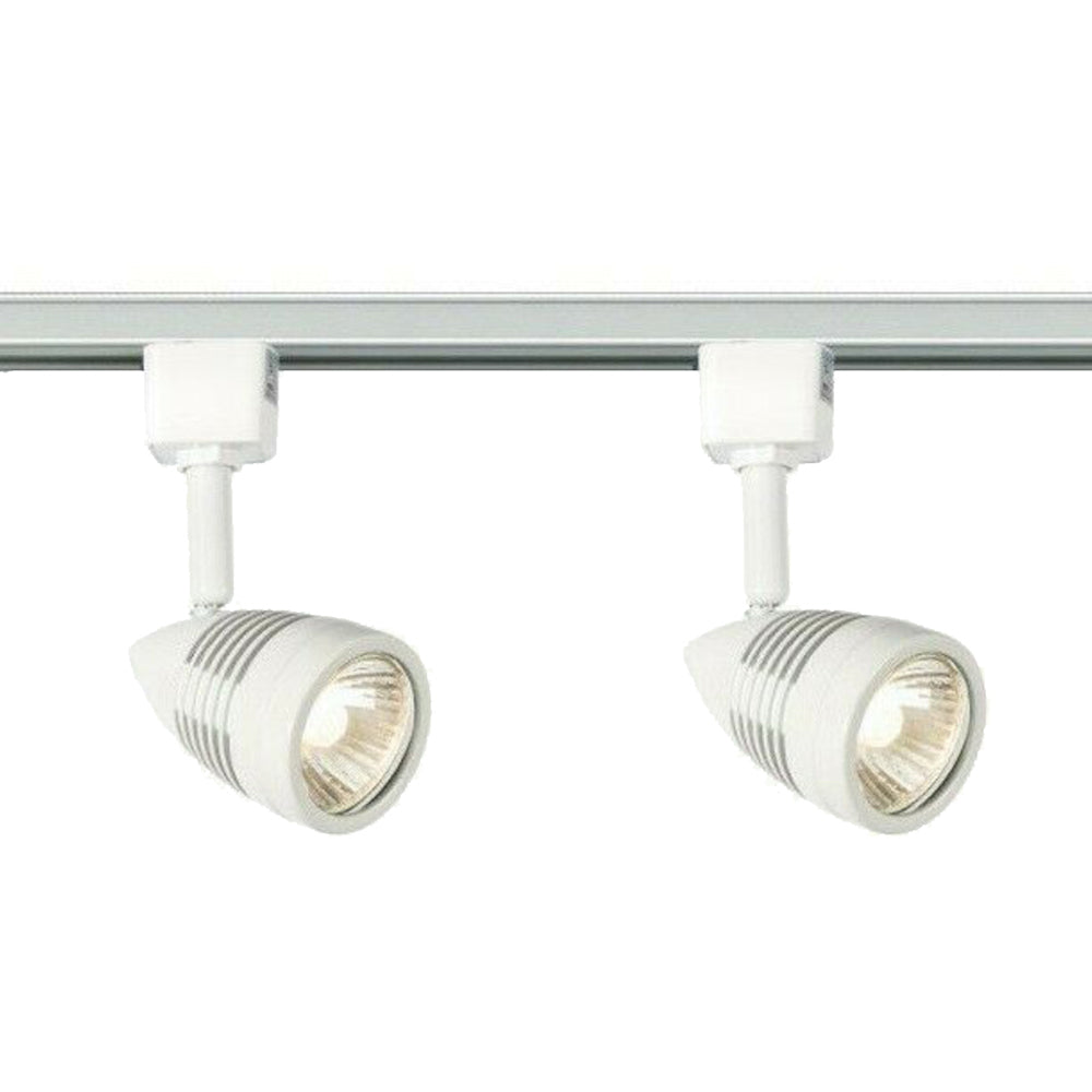 Knightsbridge 230V GU10 Single Circuit Track Spot Light Kitchen Shop Retail Display