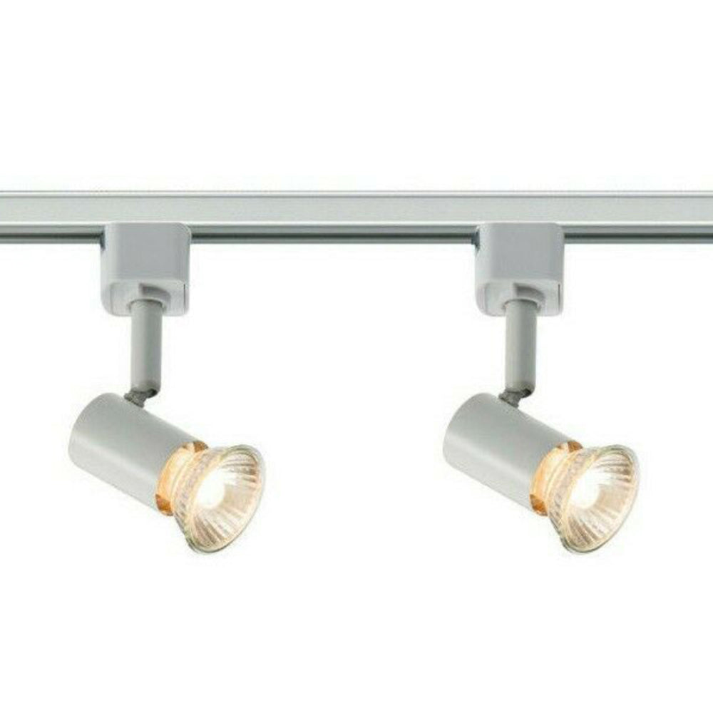 Knightsbridge 1M - 5M 230V GU10 Single Circuit Rail Track Spot Light Fitting