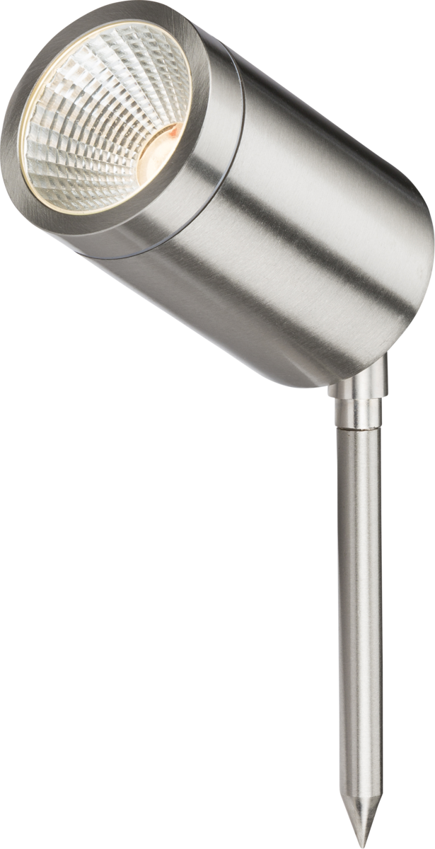 Knightsbridge 230V IP65 6W LED Stainless Steel Garden/Plant Spike Light