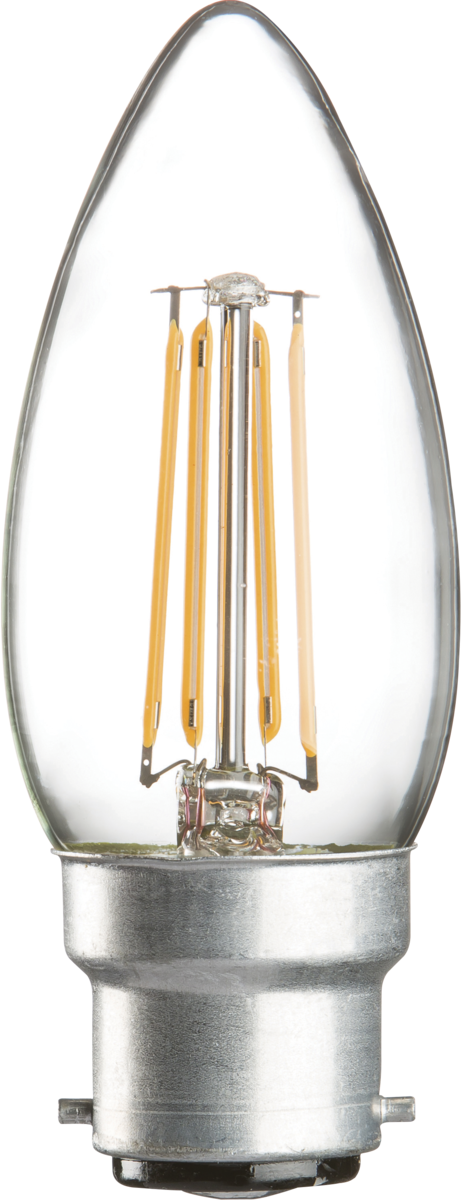Knightsbridge 230V 4W LED Candle Filament Lamp 2700K Dimmable