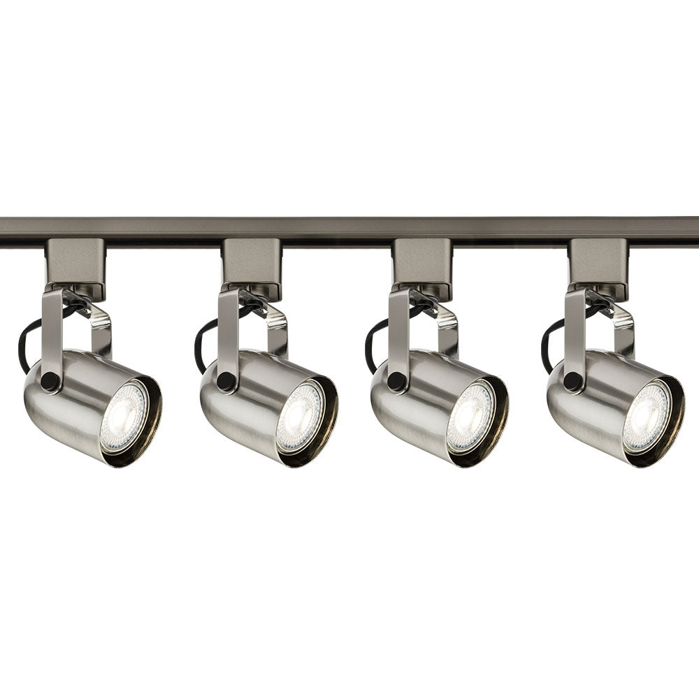 Knightsbridge 1M - 5M 230V GU10 Track Spot Light Single Circuit Rail Lighting Adjustable