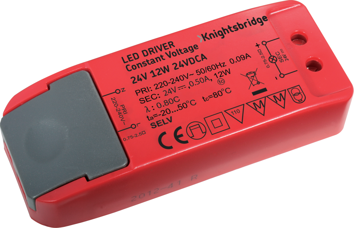 Knightsbridge IP20 24V 12W LED Driver - Constant Voltage