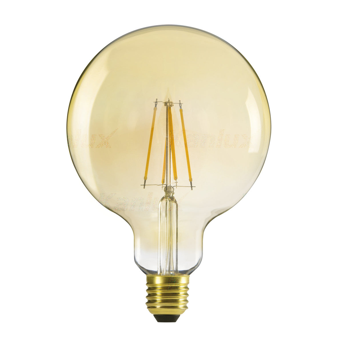 Kanlux XLED G125 7W E27 Vintage Antique Style Spiral Filament Transparent LED Light Bulb