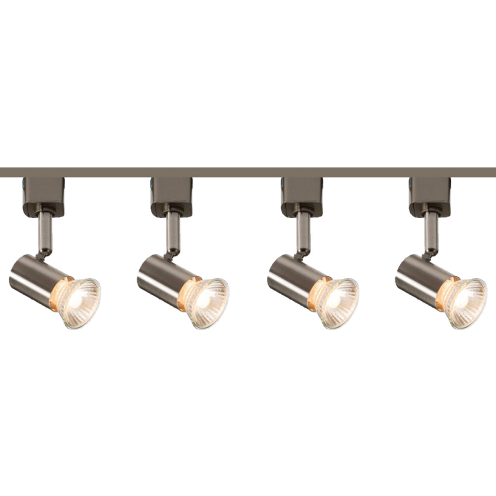 Knightsbridge 1M - 5M 230V GU10 Single Circuit Rail Track Spot Light Fitting