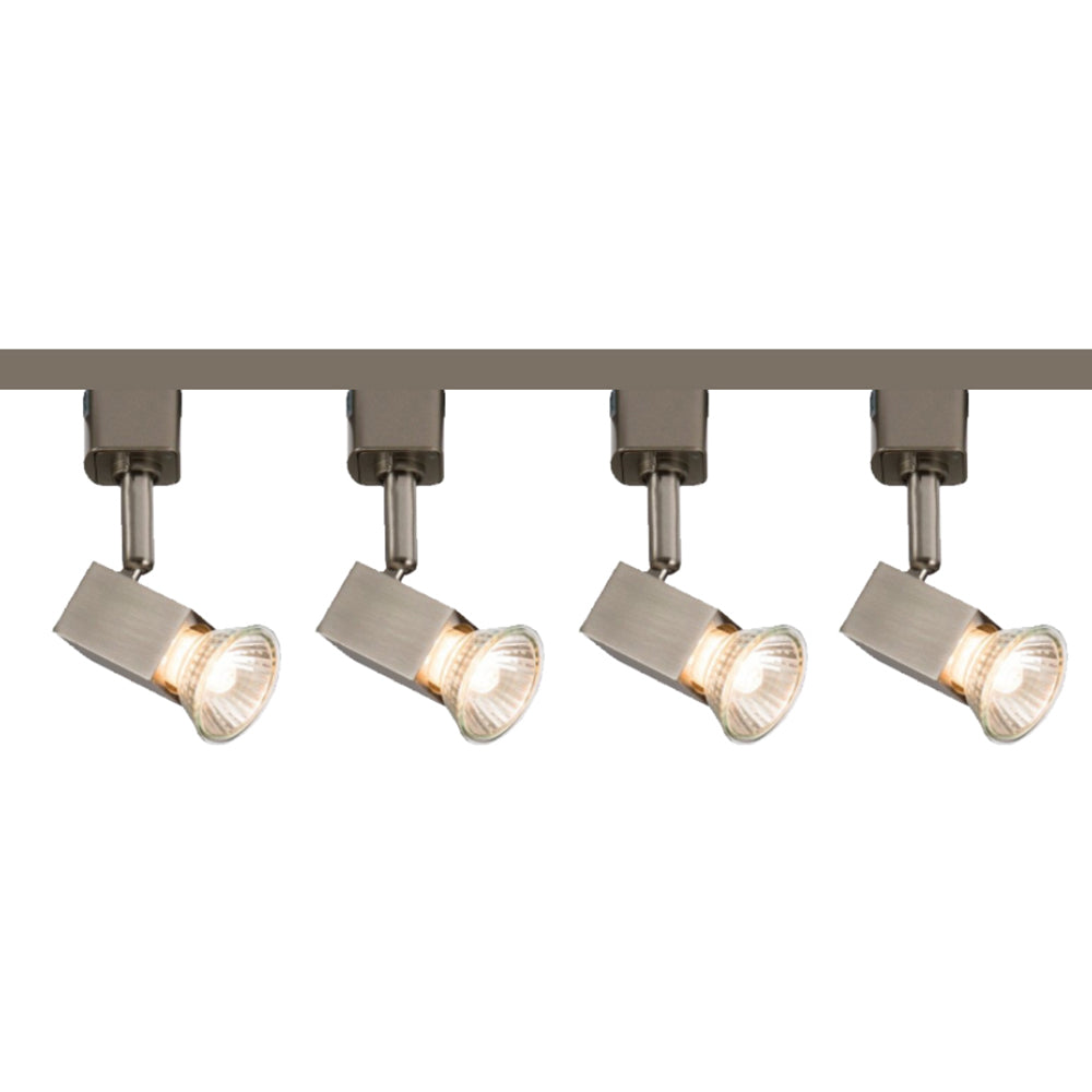 Knightsbridge 230V GU10 Single Circuit Track Spotlight Kit