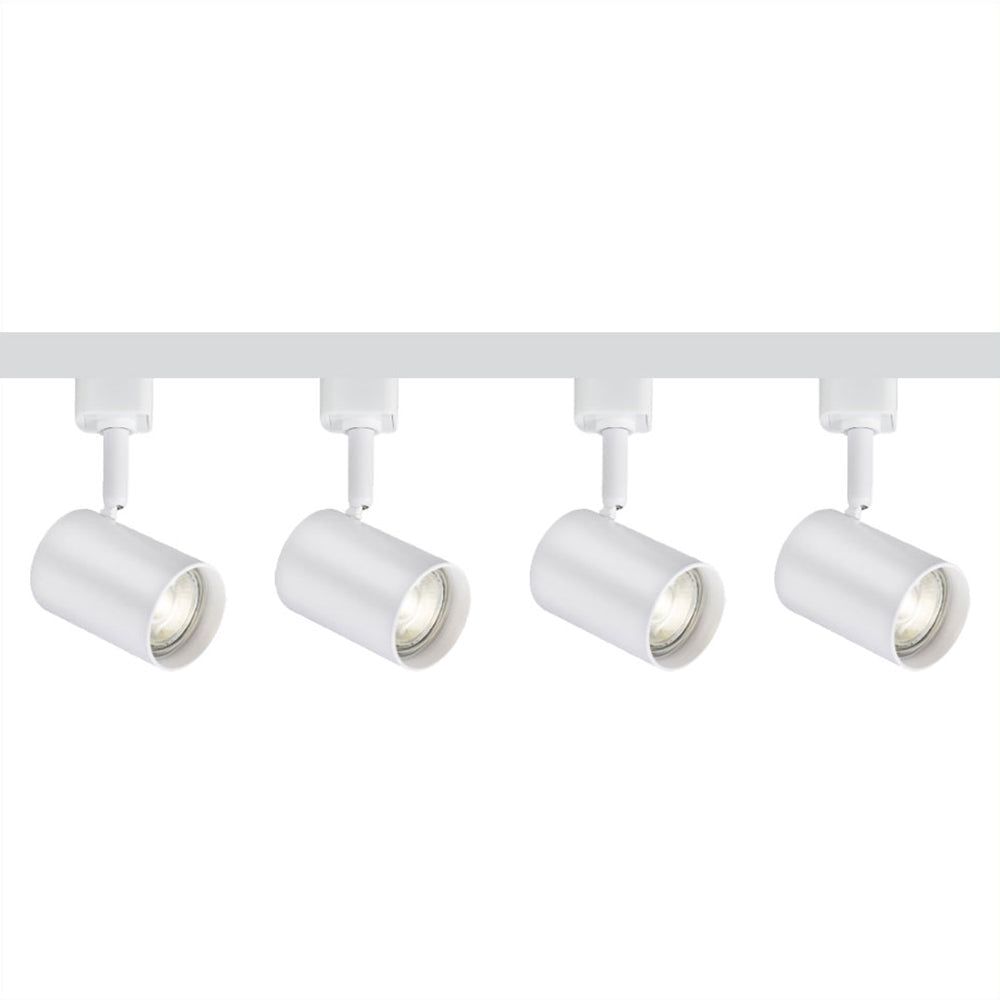 Knightsbridge 1M - 5M 230V GU10 Single Circuit Track Spotlight Fitting