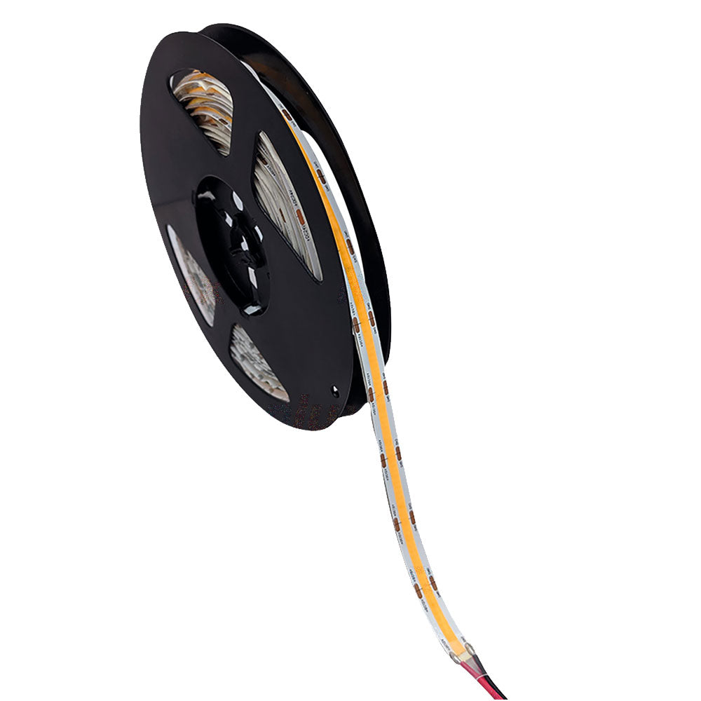 Kanlux Dotless 12V 8w/m 5meter IP00 8mm 40w White LED COB Striptape - IP00 Indoor - Choice of Warm WW Neutral NW White